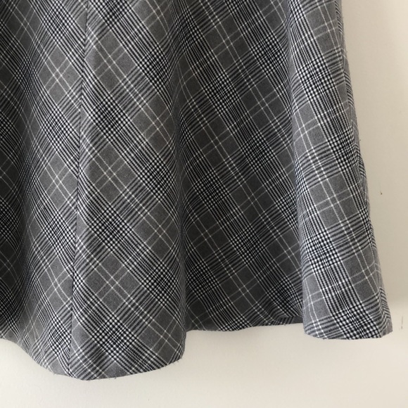 New Hanna Andersson glen plaid Prince of Wales checkered skater style midi skirt - Picture 7 of 11